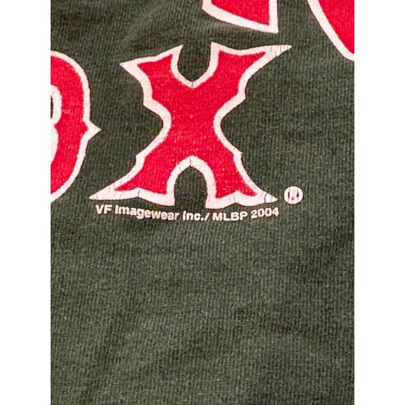 Vintage Lee 2004 Boston Red Sox MLB St. Patrick's Day Green T-Shirt Men's XL - Picture 6 of 8